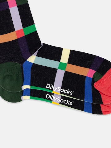 Chaussettes 'Geo Trio' DillySocks en mélange de couleurs
