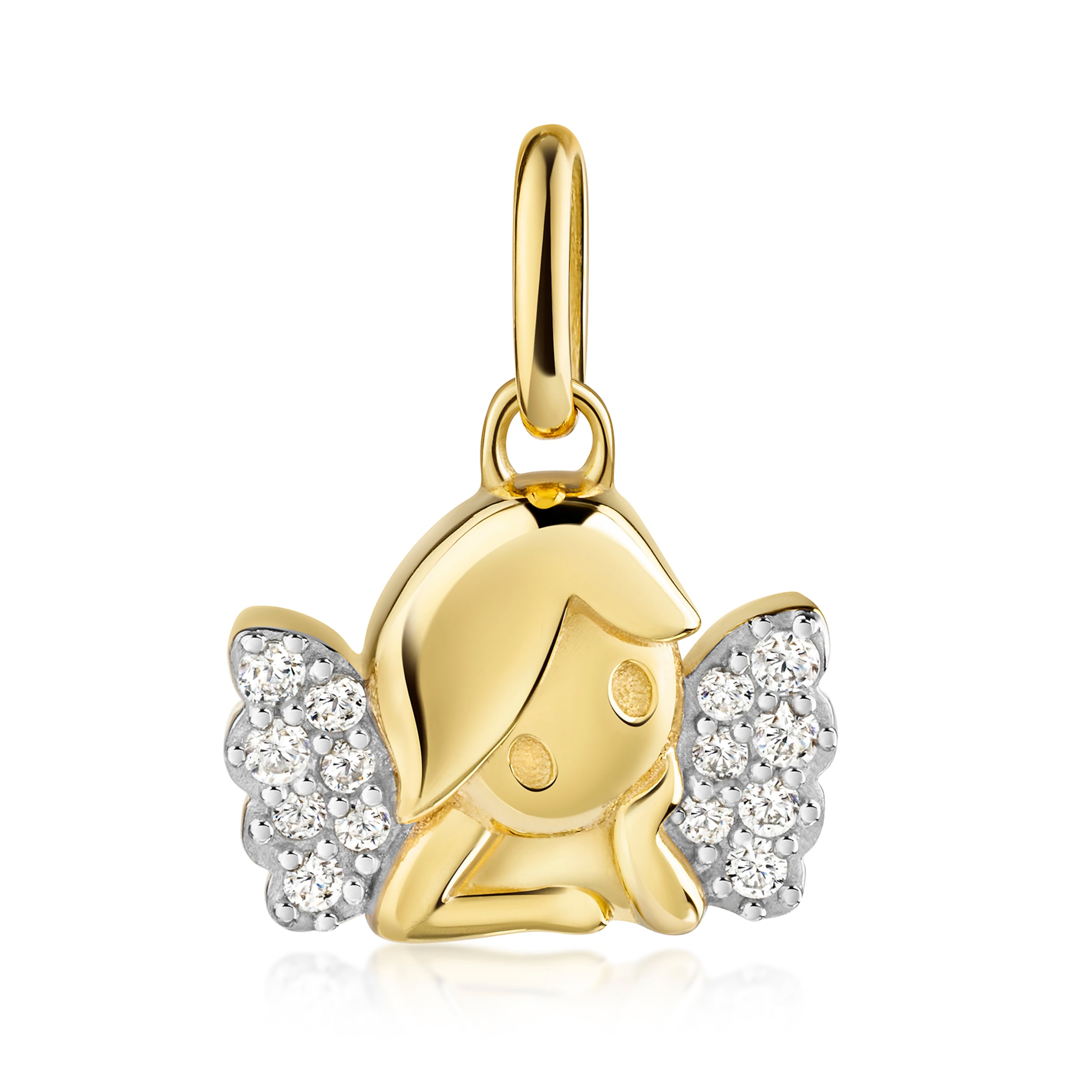 FIRETTI Pendant in Gold: front