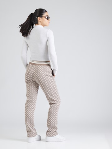 Regular Pantalon de sport 'NEW AGGIE' GUESS en marron