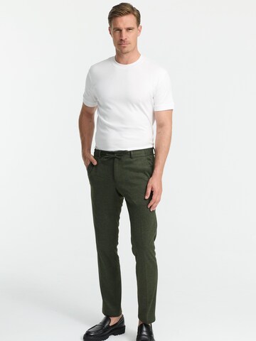 Zuitable Slim fit Pants 'DiSpartaflex SE' in Green