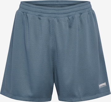 Hummel Regular Sportbroek in Blauw: voorkant