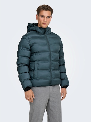 Only & Sons - Chaqueta de invierno 'ONSUNION' en azul: frente