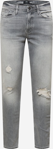 River Island Slimfit Jeans in Grijs: voorkant