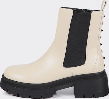 Lola Casademunt Chelsea-bootsi värissä beige: etupuoli