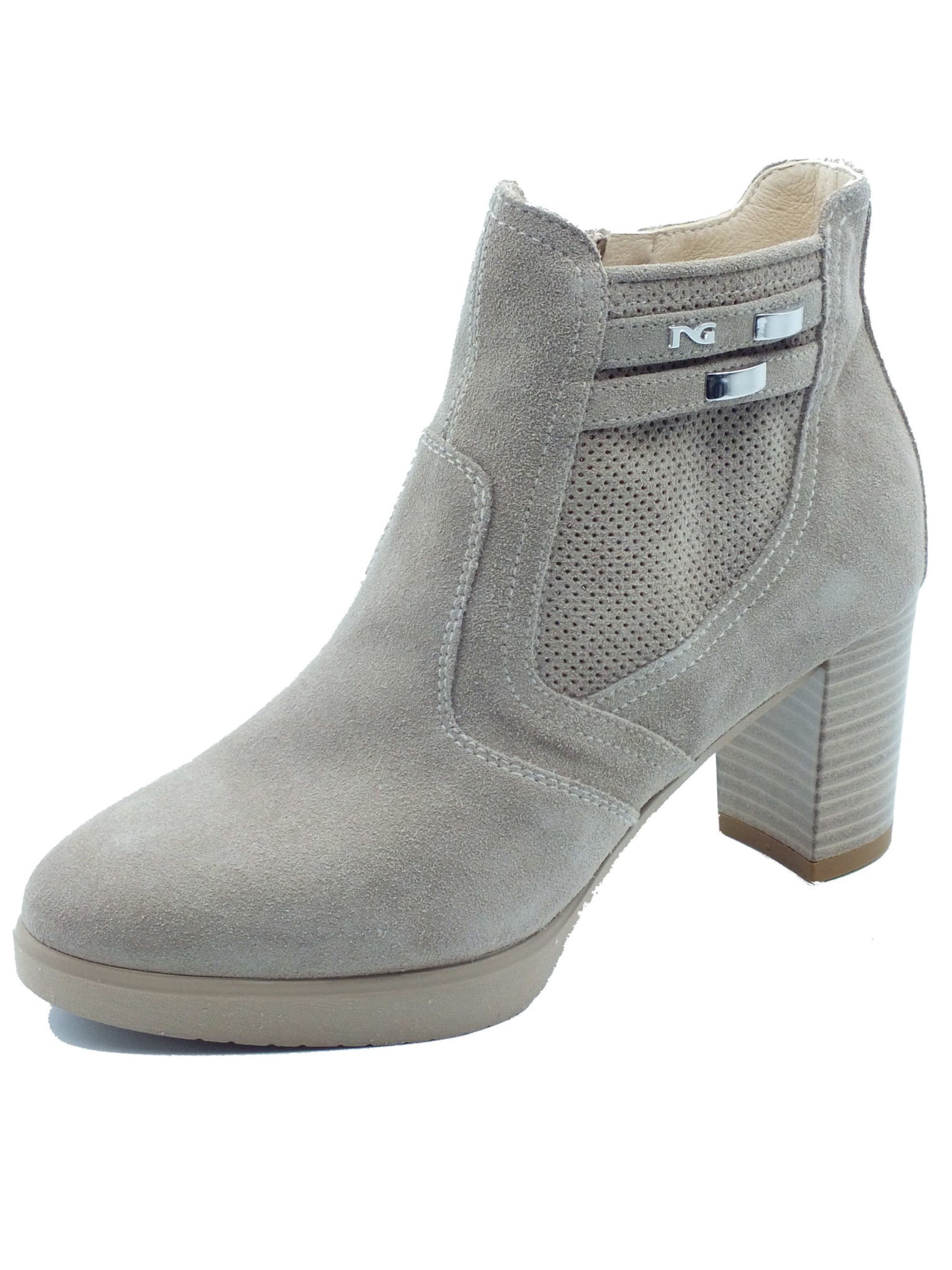 Nero Giardini Ankle boots in Beige: front