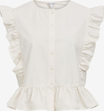 Camicia da donna 'Hope' di OBJECT in bianco: frontale