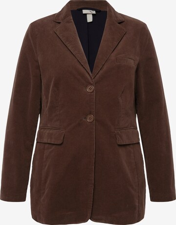 Ulla Popken Blazer in Brown: front