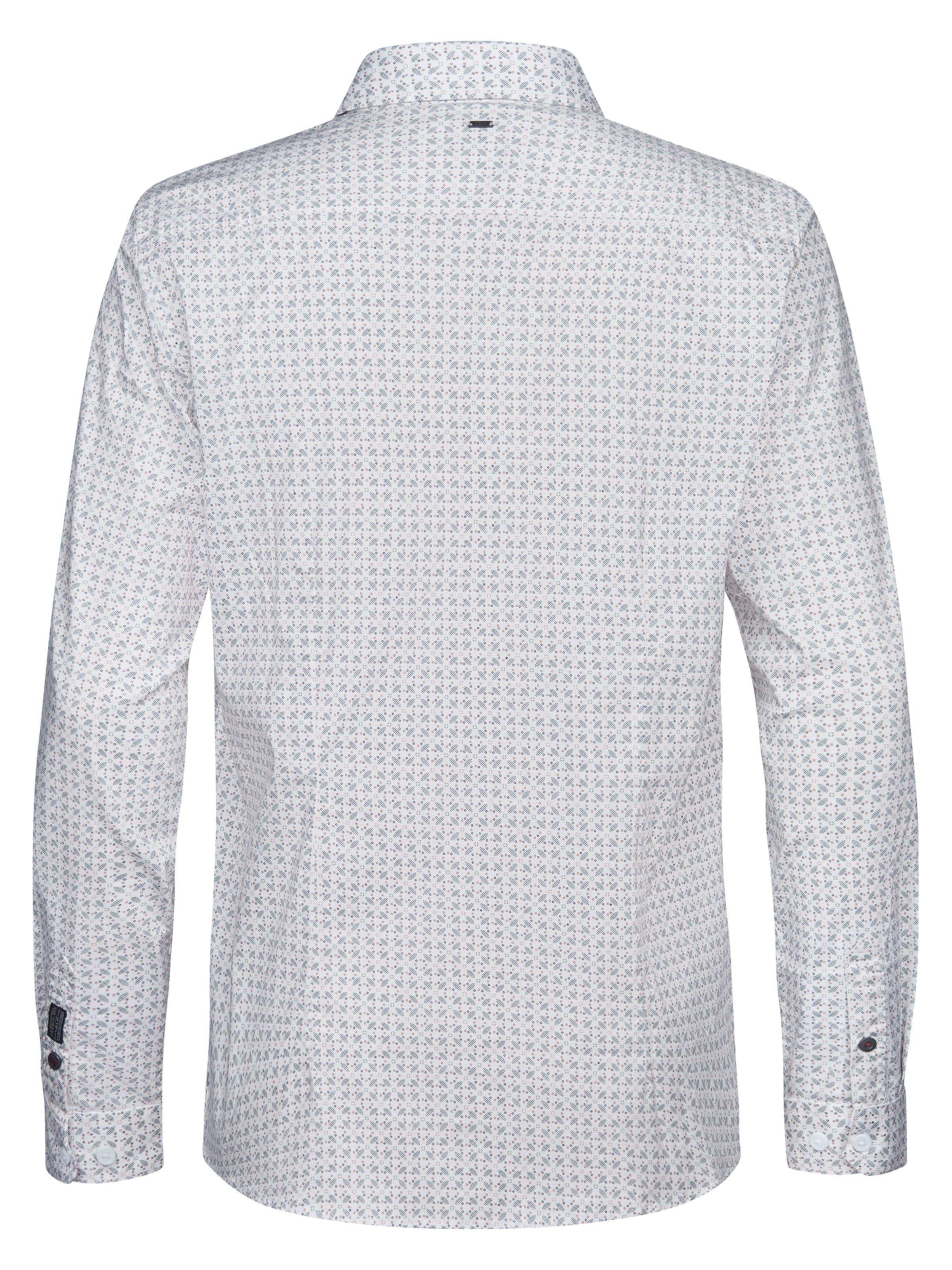 Coupe regular Chemise Petrol Industries en blanc