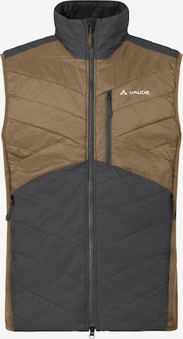 VAUDE Sports vest 'Sesvenna IV' in Beige: front