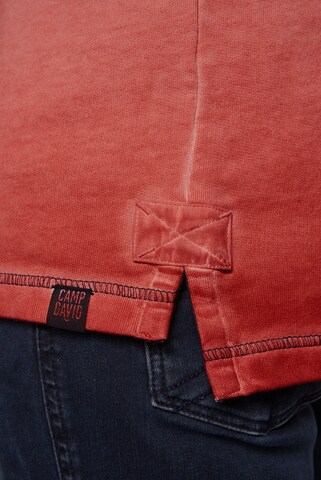 Sweat-shirt 'The Craftsmen' CAMP DAVID en rouge