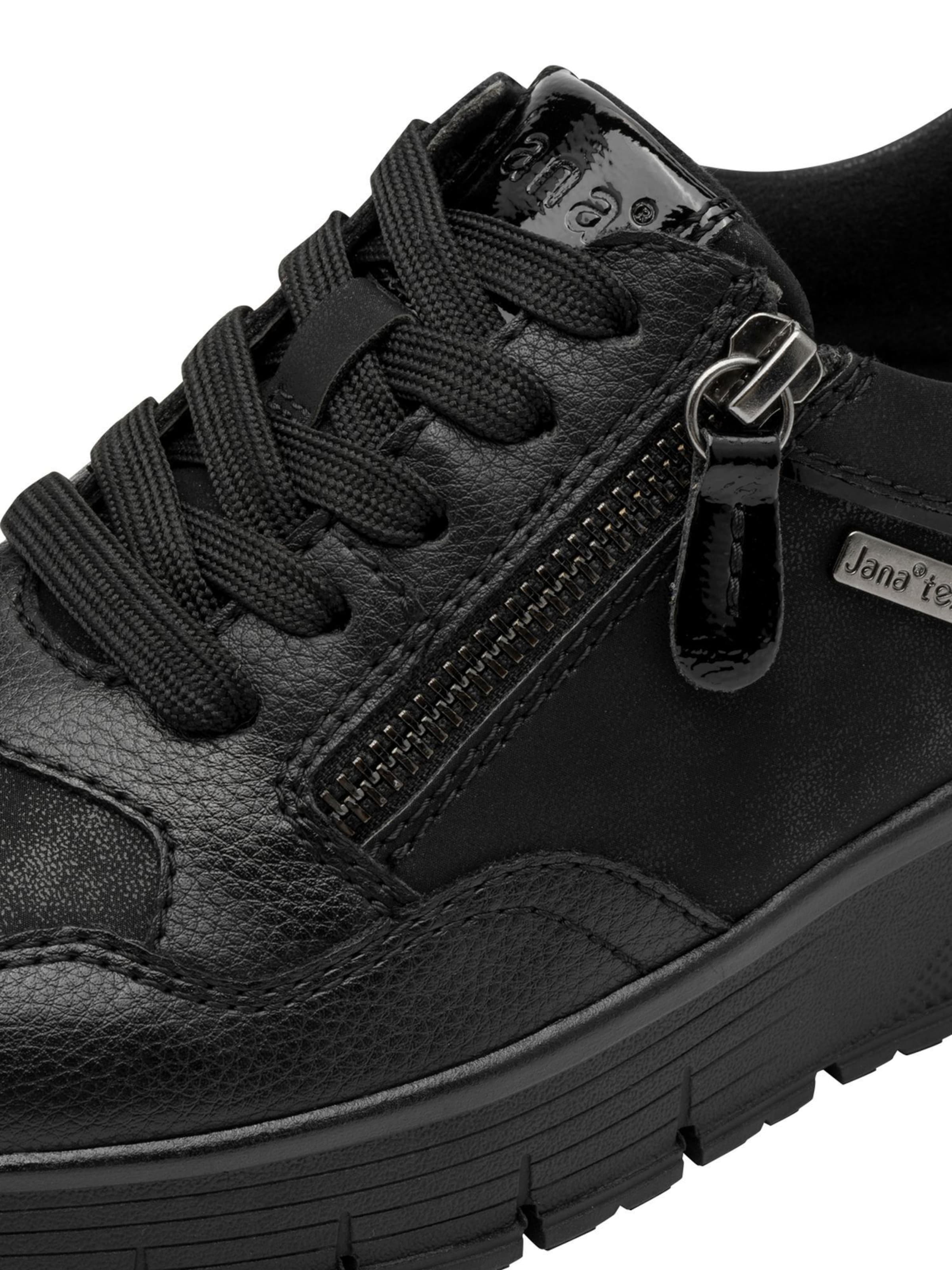 JANA Sneaker in Schwarz