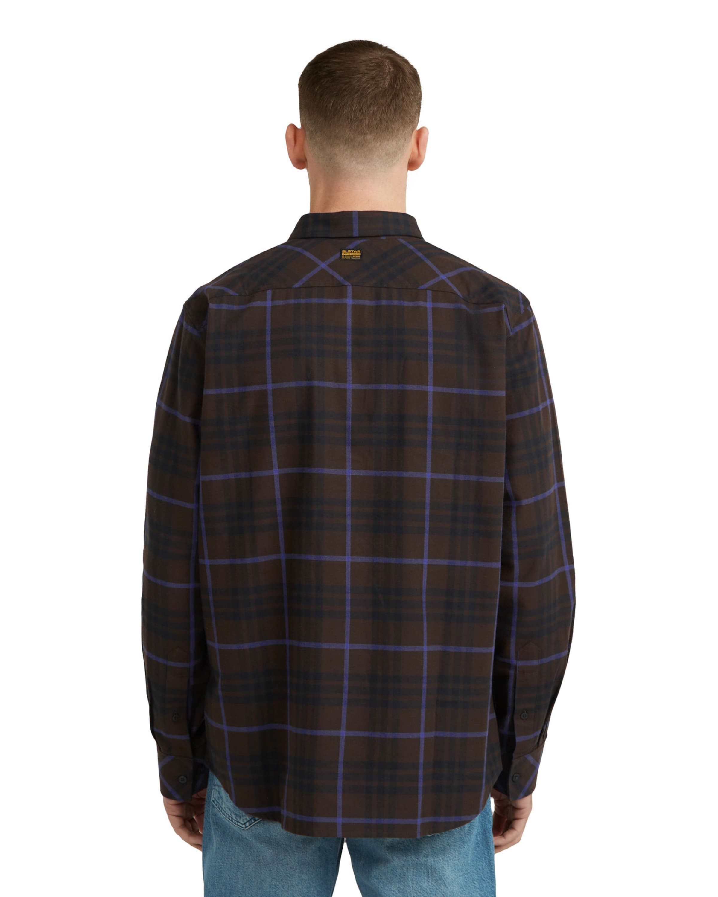 G-STAR Regular fit Overhemd in Bruin