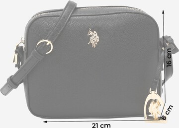 U.S. POLO ASSN. Schoudertas 'Jones' in Zwart