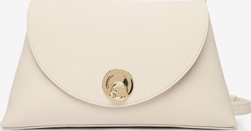 Coccinelle Handtas 'Nikla Double Grainy Leather' in Wit: voorkant