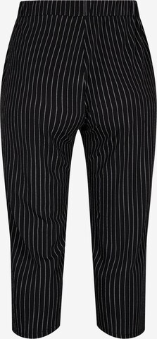 Wide leg Pantaloni 'CAADELYN' de la Zizzi pe negru