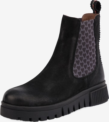 Crickit Chelsea Boots in Schwarz: predná strana