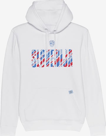 NIKESportska sweater majica - bijela boja: prednji dio