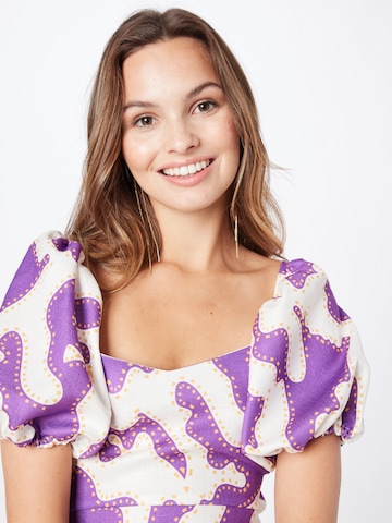 Laagam Dress 'Iris' in Purple