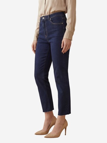 My fashion Slimfit Jeans in Blauw: voorkant