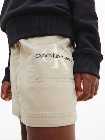 Calvin Klein Jeans Spódnica w kolorze beżowy