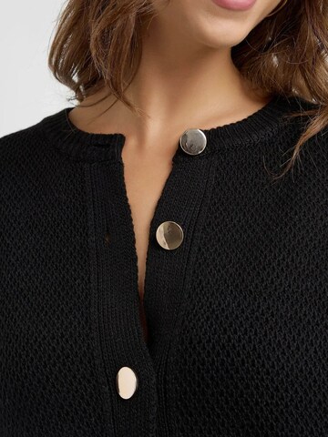 Hiccup Gebreid vest in Zwart