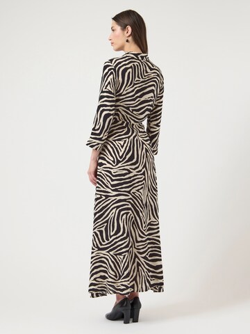 YAS Blousejurk 'YASSAVANNA' in Beige