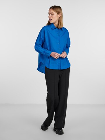 PIECES Blouse 'Tanne' in Blauw