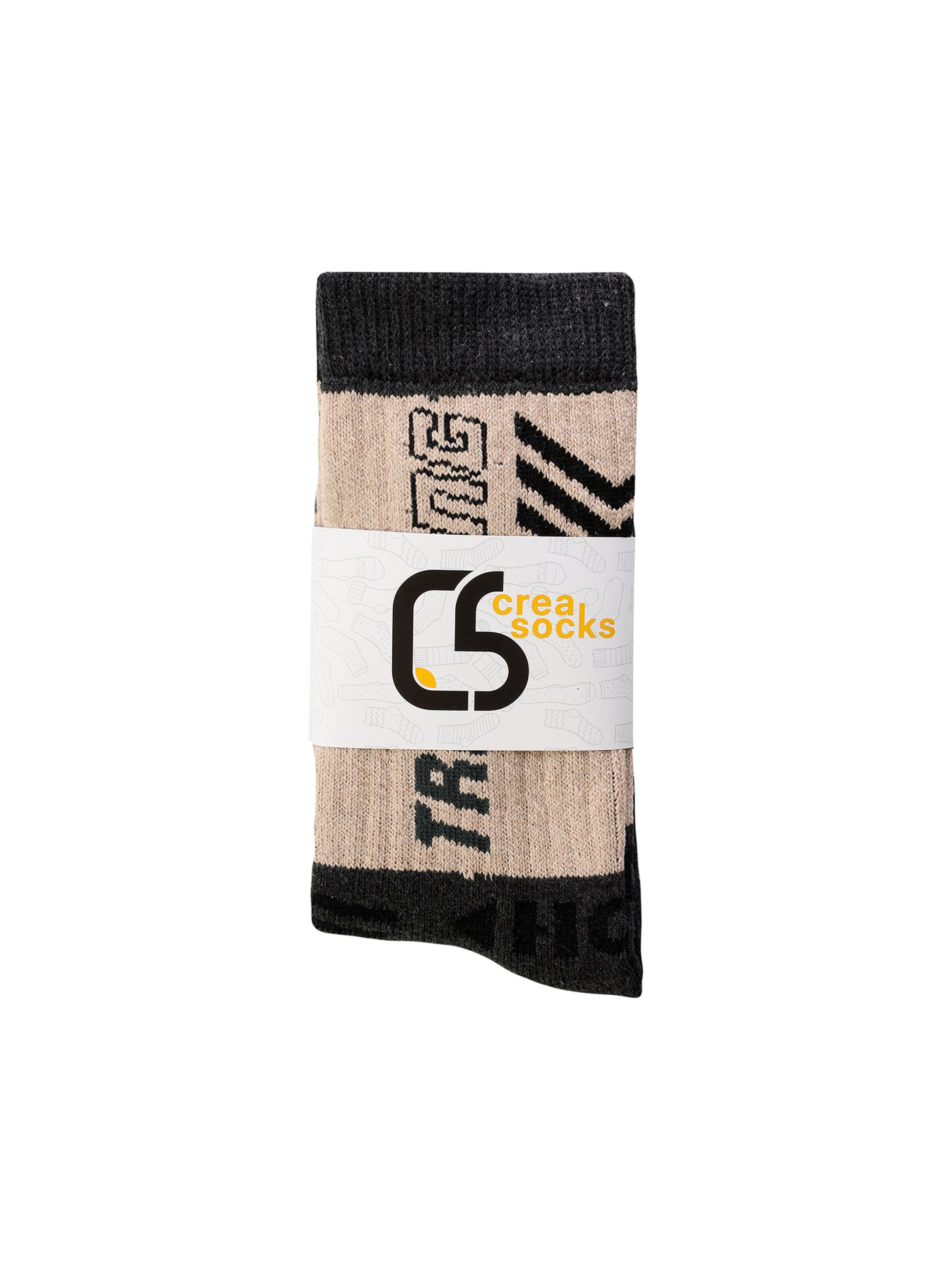 Calzino sportivo 'PRO-TECH' di Crea Socks in marrone