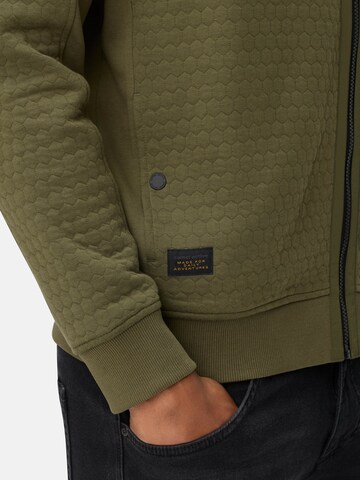 CAMEL ACTIVE Sweatjacke aus Baumwollmix in Grün