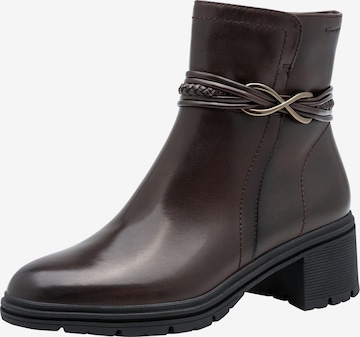 Bottines Tamaris en marron : devant
