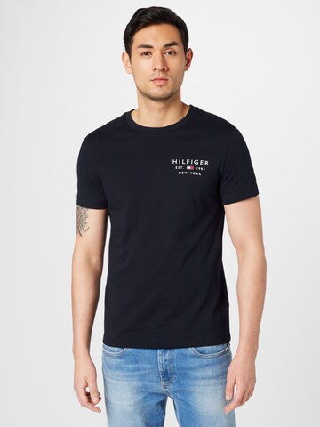 T-Shirt TOMMY HILFIGER en noir : devant