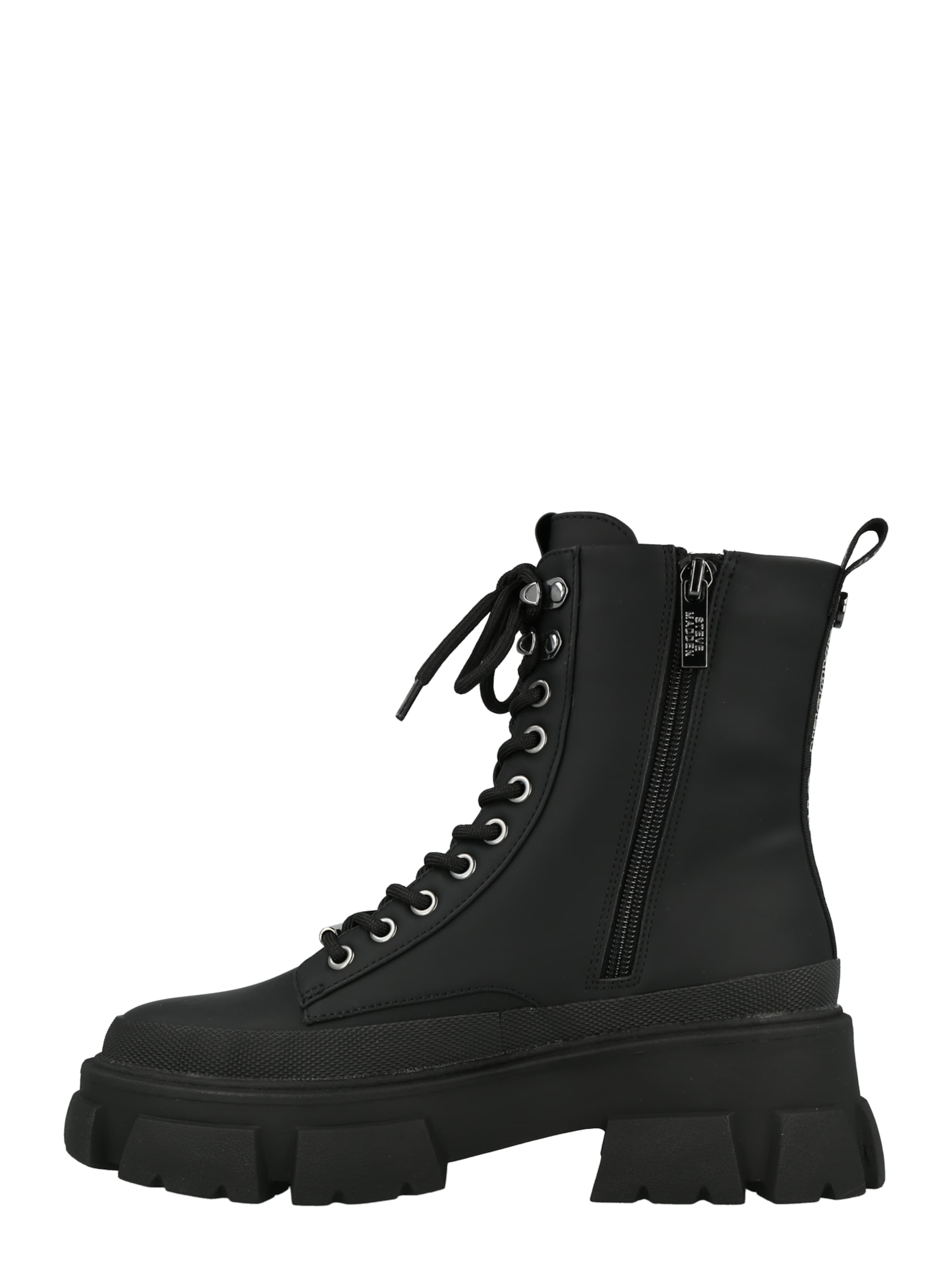 STEVE MADDEN Lace-up bootie 'Forecast' in Black