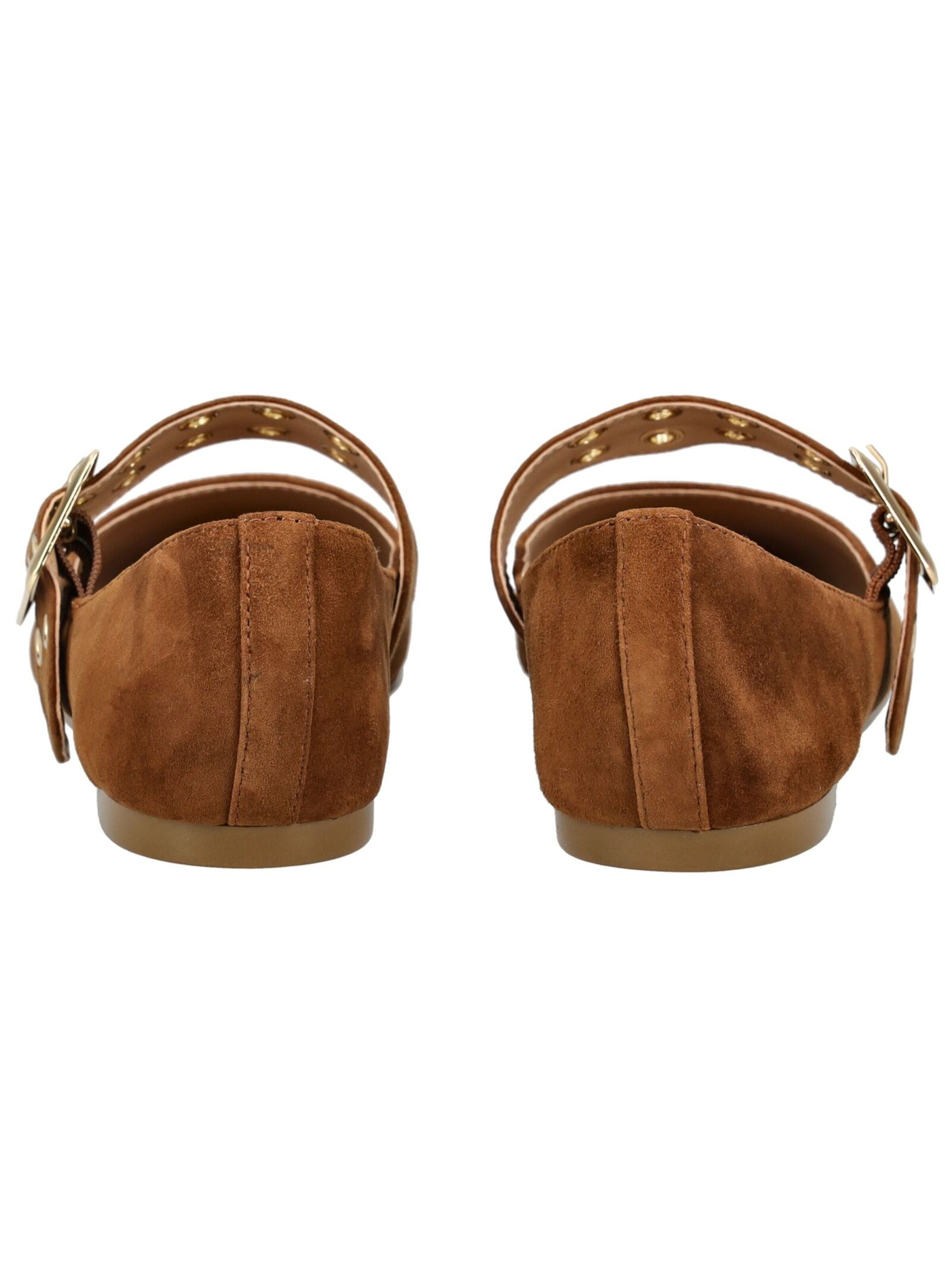 STEVE MADDEN Ballet Flats with Strap in Brown