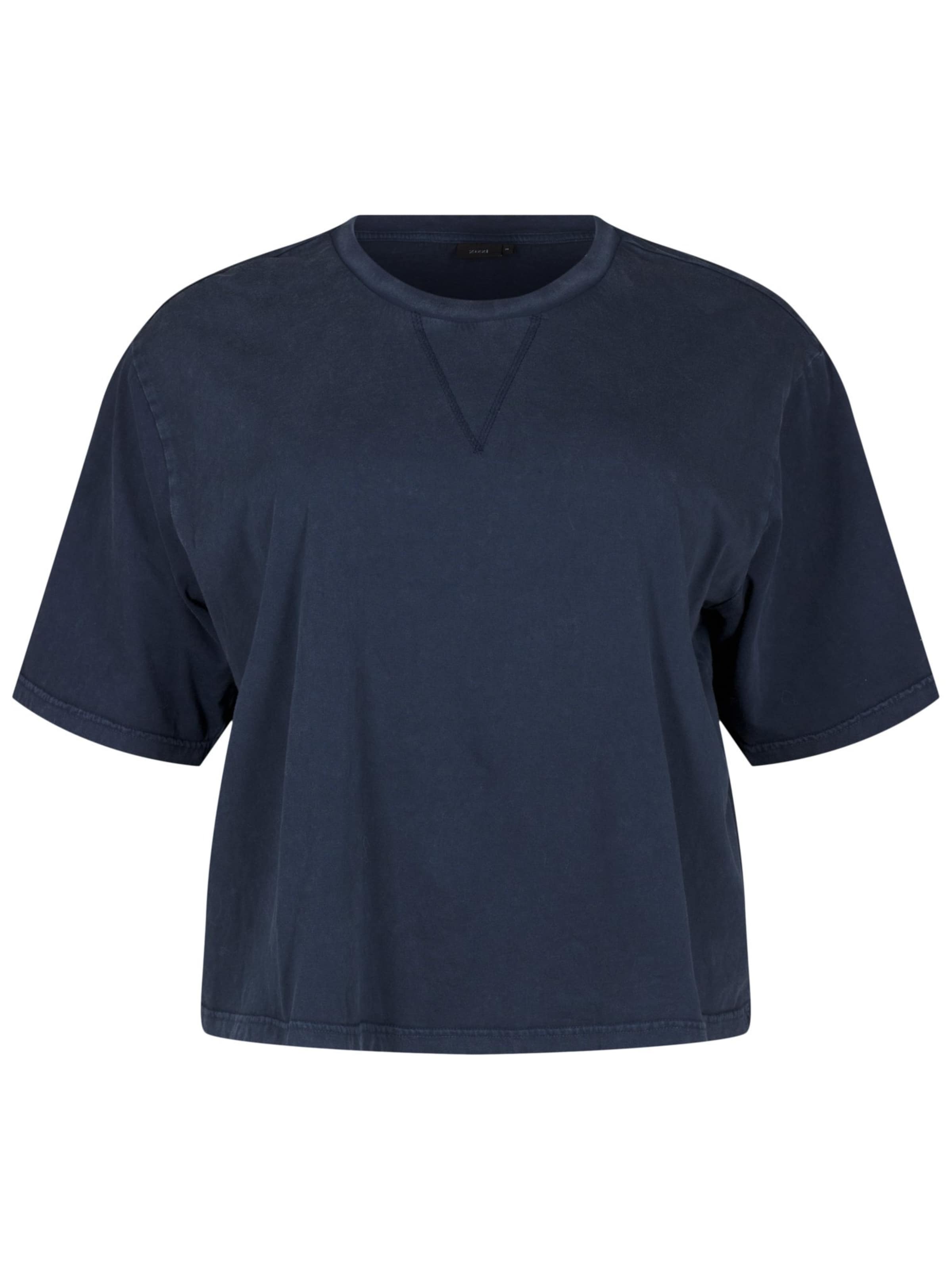 Tricou 'Efiona' de la Zizzi pe albastru: față