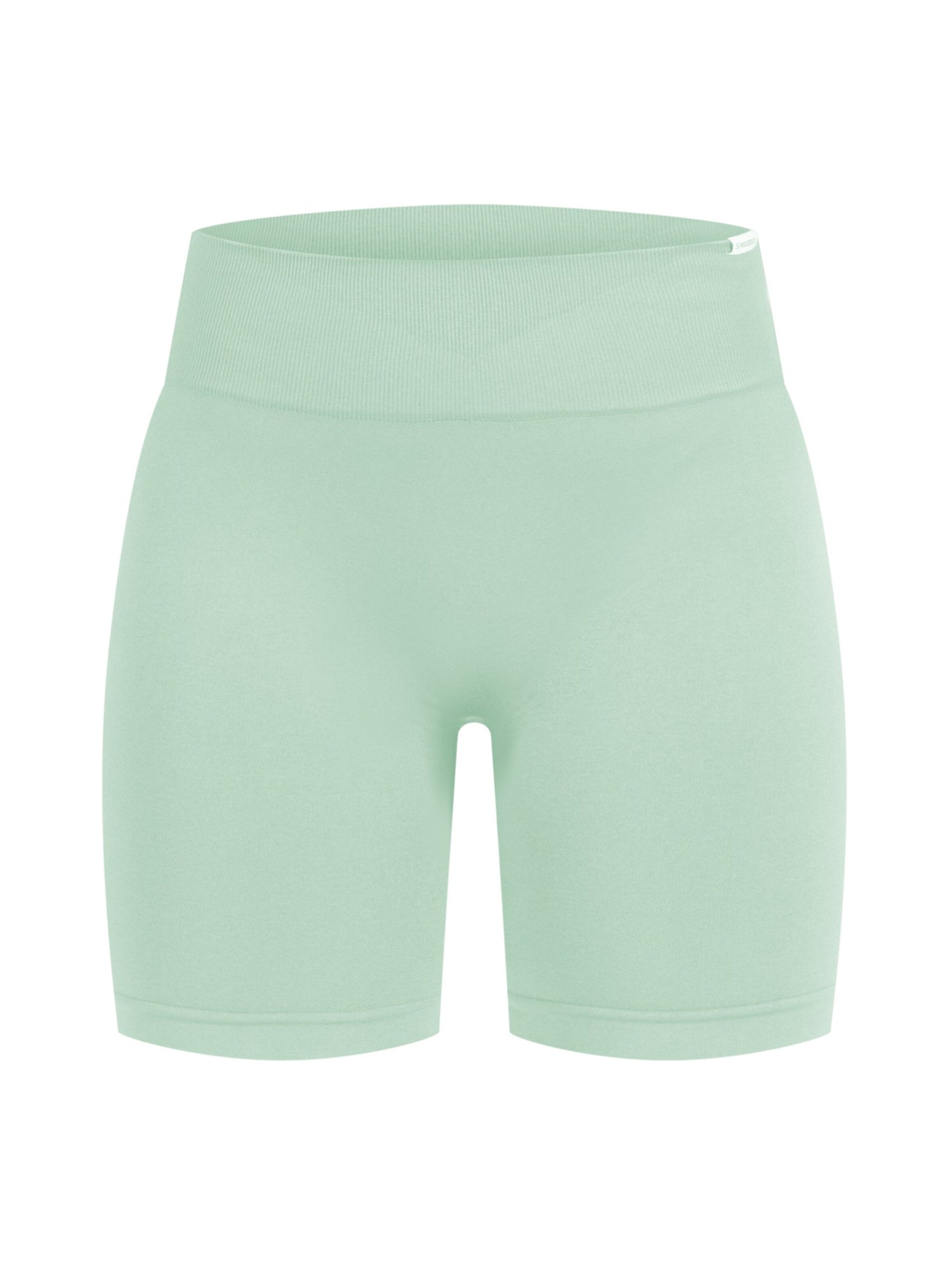 Smilodox Amaze Pro High Waist Performance Shorts in Grün: Vorderseite