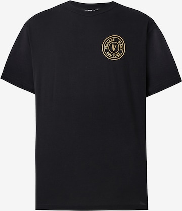 Versace Jeans Couture - Camiseta en negro: frente