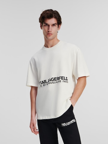 Maglietta di Karl Lagerfeld in bianco: frontale