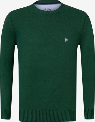 Pullover 'Brian' di DENIM CULTURE in verde: frontale