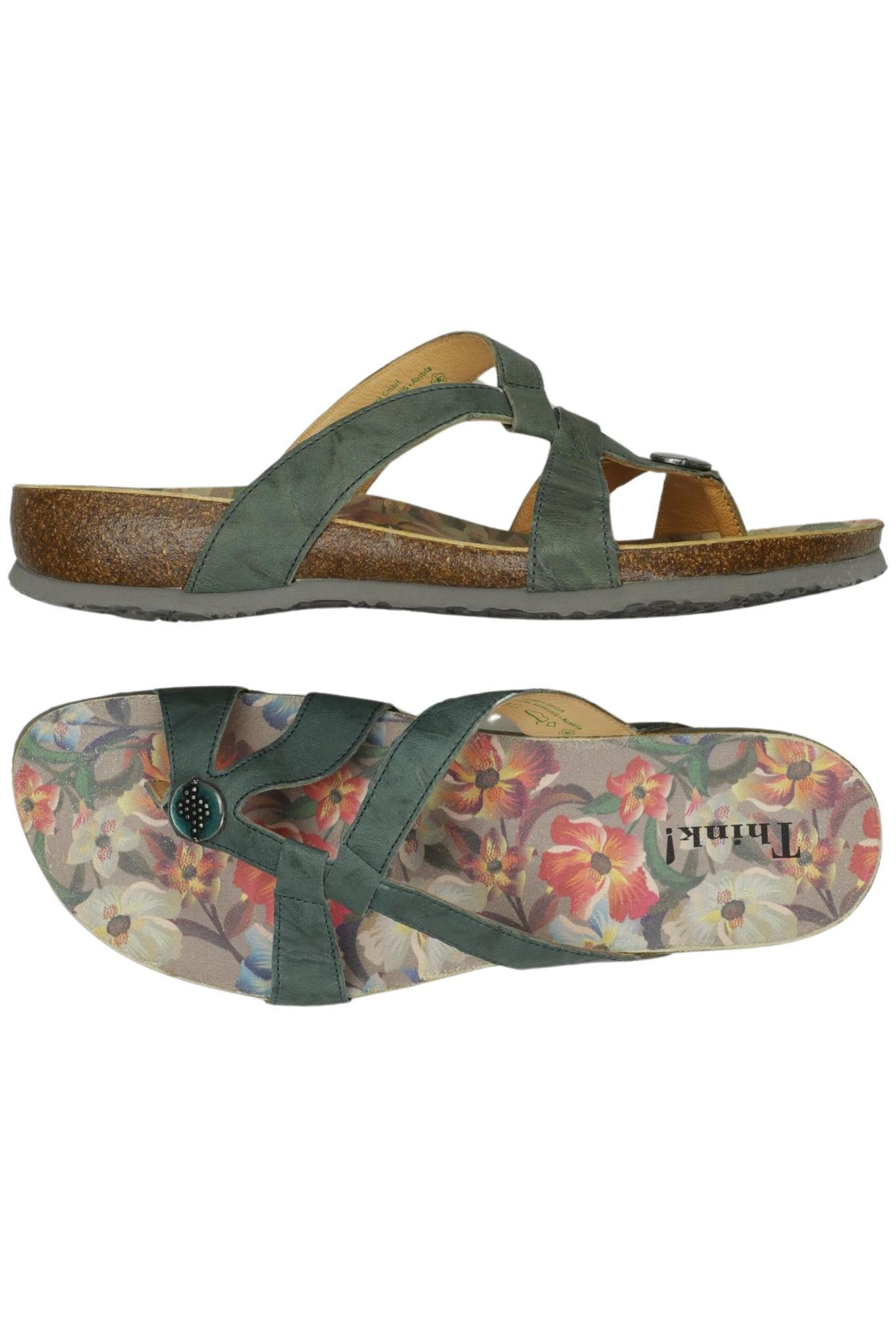 THINK! Sandals & High-Heeled Sandals in 42 in Green: front