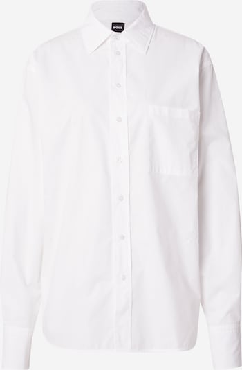 Palaidinė 'Saturday_1' iš BOSS, spalva – balta, Prekių apžvalga