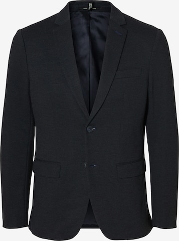 Coupe slim Veste de costume 'SLHSLIMAITOR' SELECTED en bleu : devant