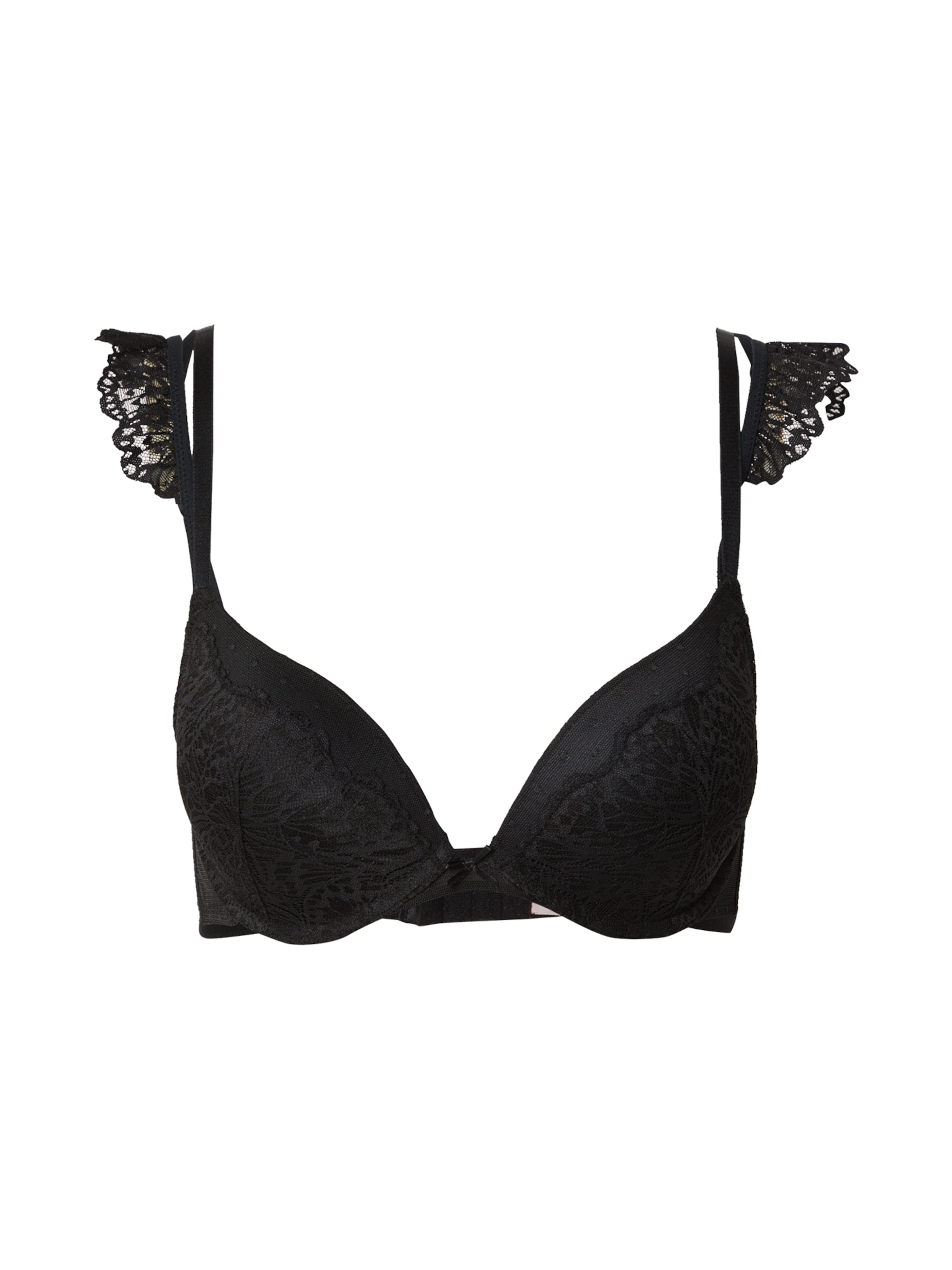 Hunkemöller Push-up Σουτιέν 'Posie' σε μαύρο: μπροστά