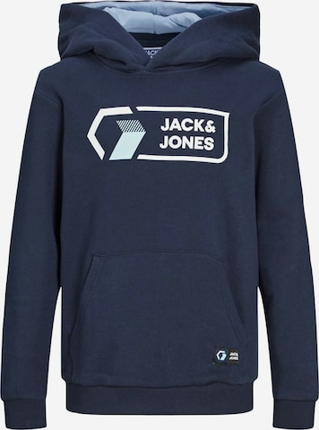 Jack & Jones Junior Sweatshirt 'Logan' in Blau: predná strana