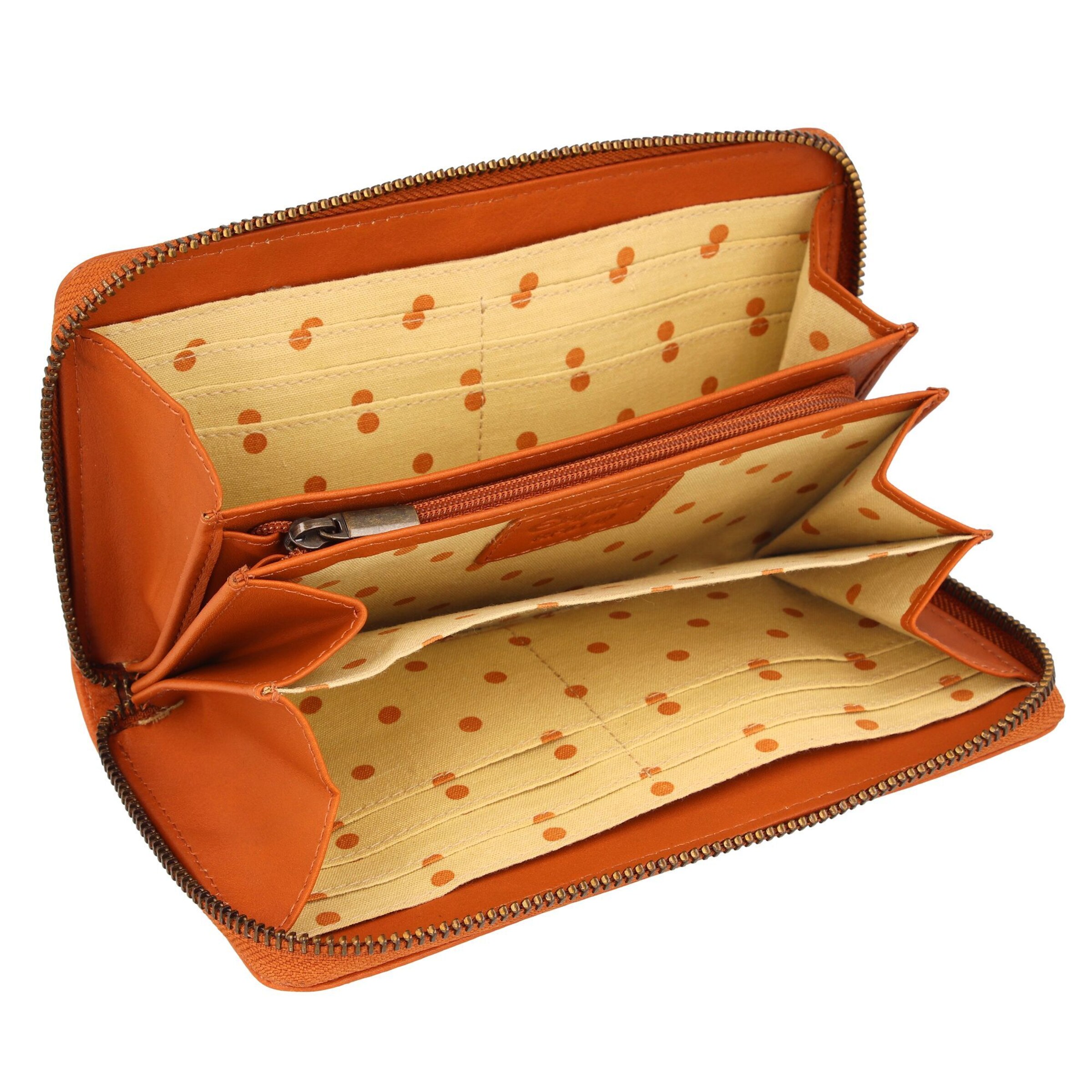 Porte-monnaies 'Peru' Esquire en orange