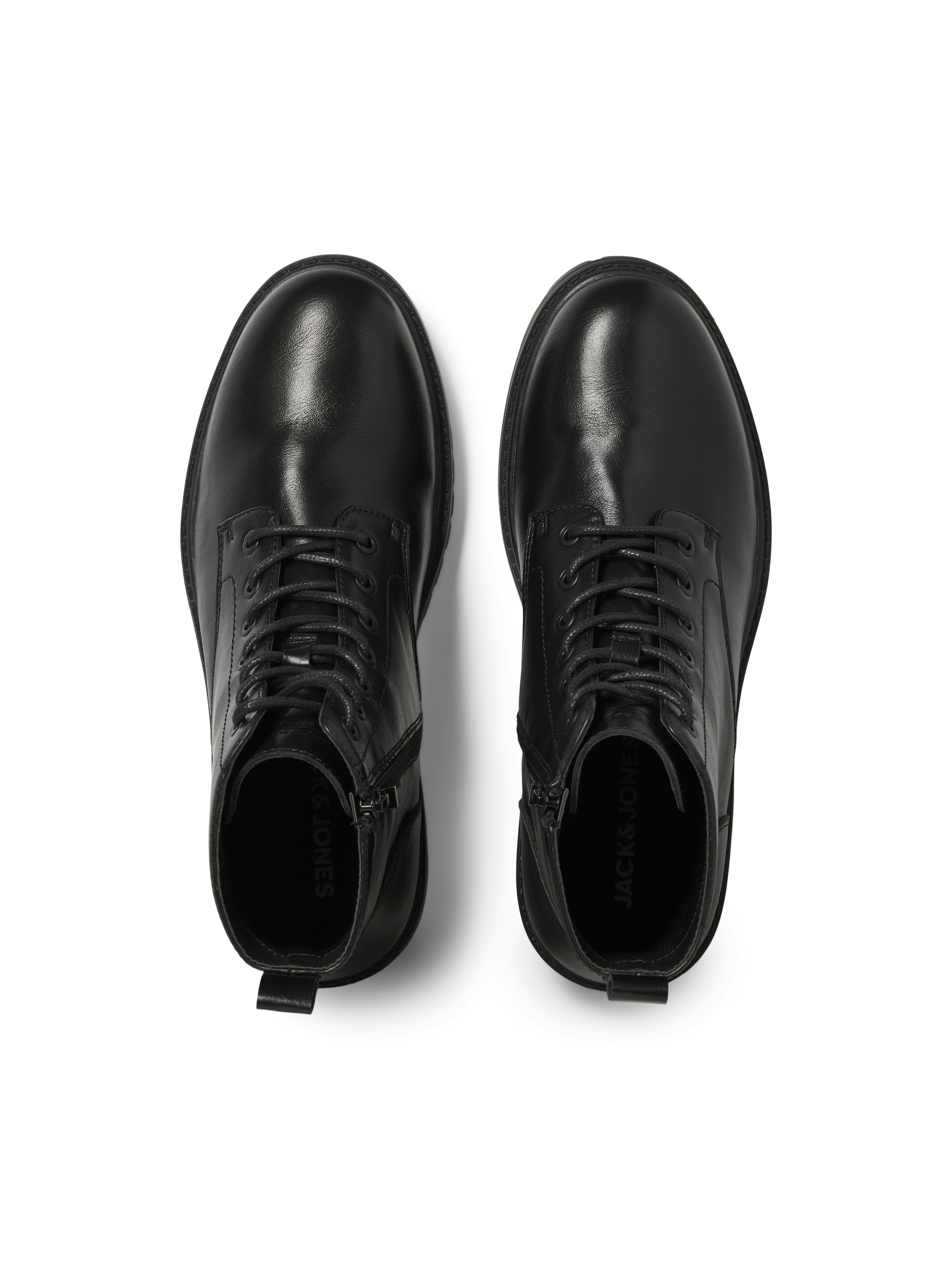 Bottines à lacets 'JFWBRANDON' JACK & JONES en noir