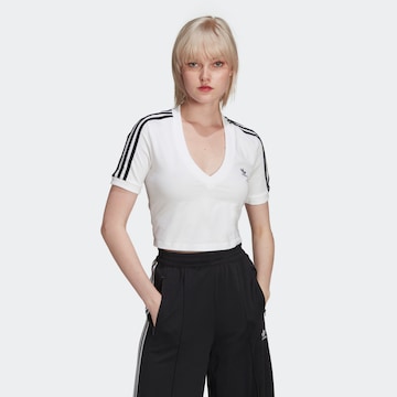 T-shirt ADIDAS ORIGINALS en blanc : devant