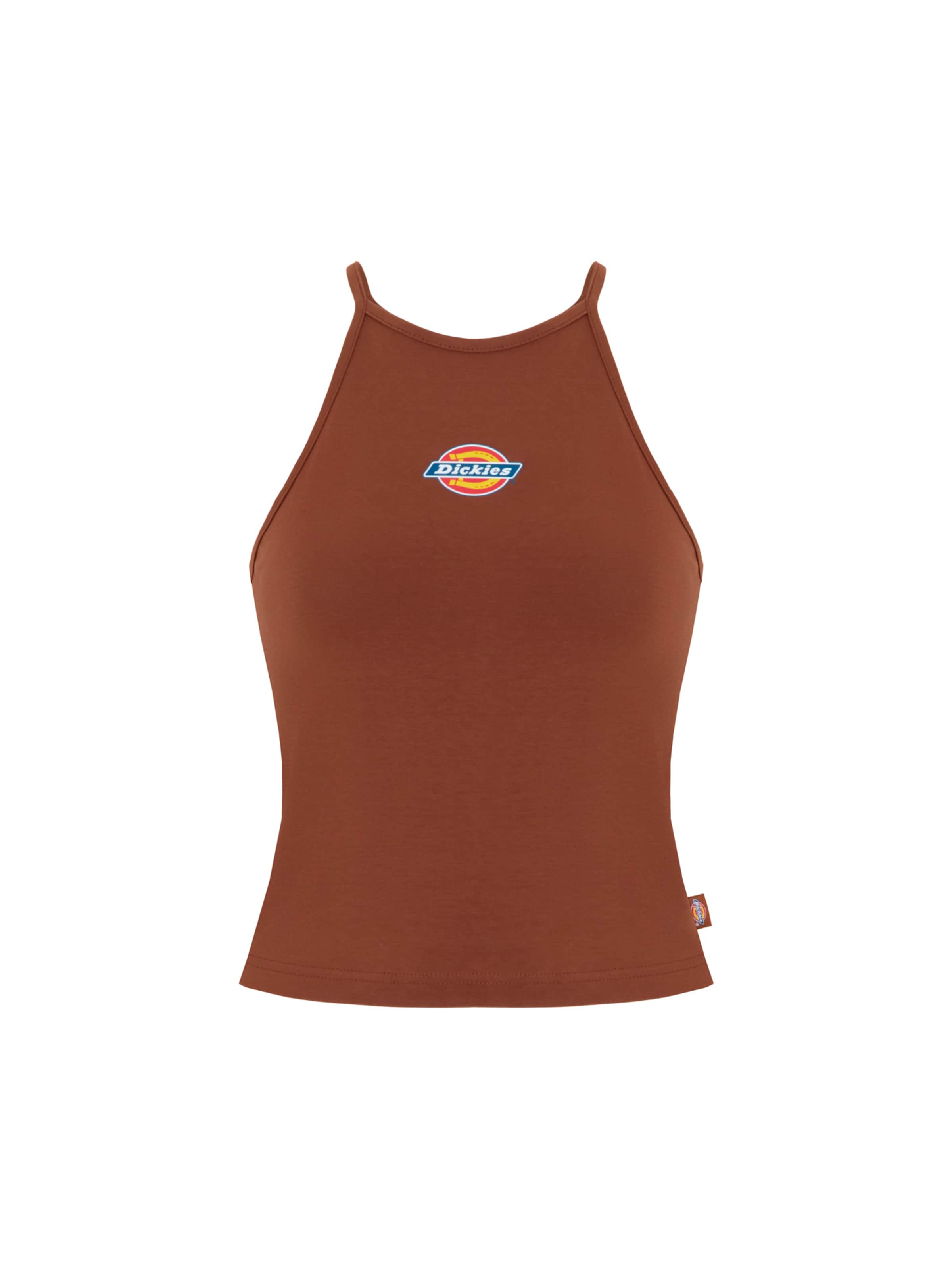 Top di DICKIES in marrone: frontale