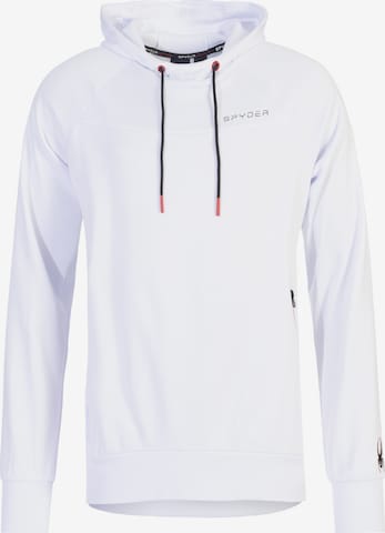 SpyderSportska sweater majica - bijela boja: prednji dio