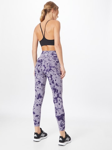 UNDER ARMOUR Skinny Sportbroek 'Meridian' in Lila