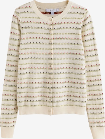 Next Cardigan i beige: forside